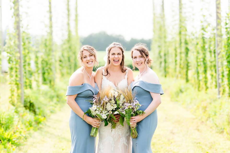 Bridal party portraits