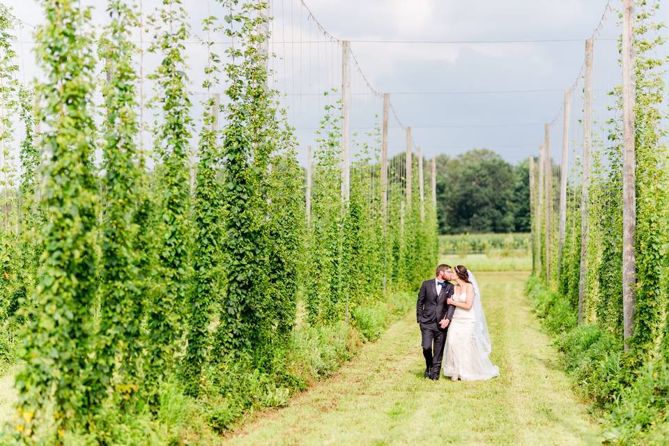 Farm country wedding