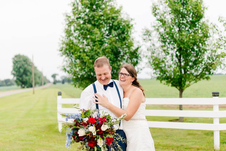 Bride and groom