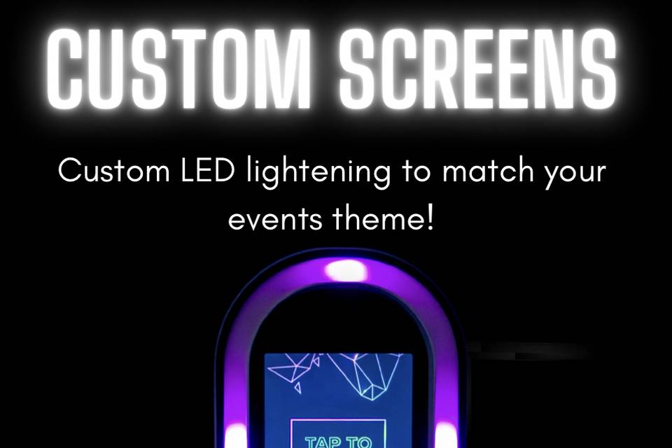 Custom screens for your event