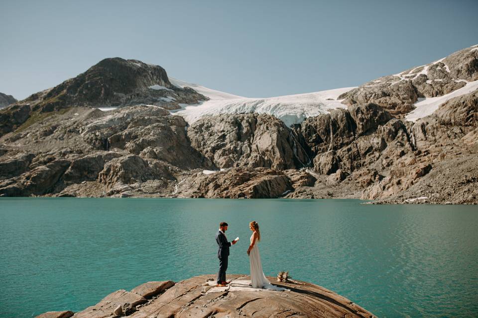 Stunning alpine lakes
