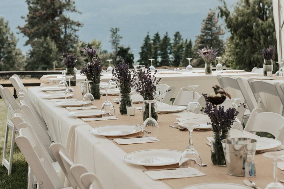 Wedding celebration in Kelowna