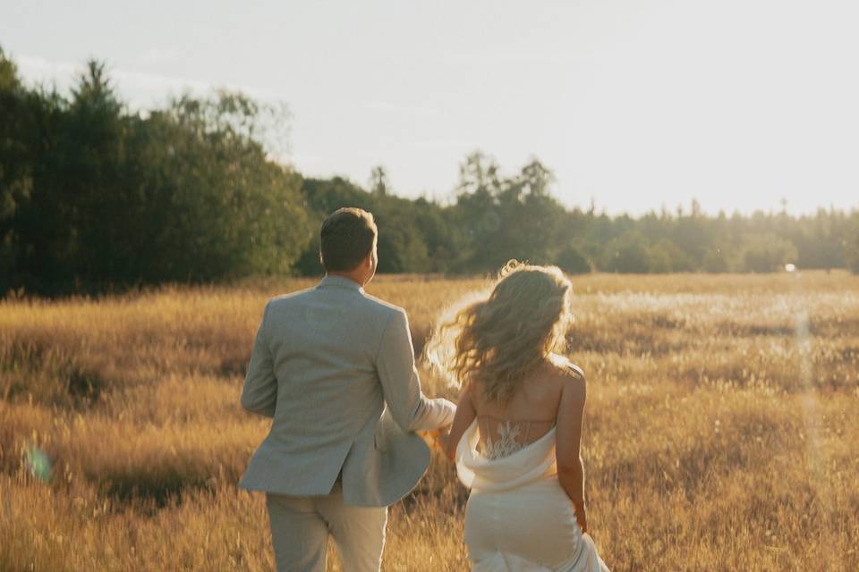 Couples sunset portraits