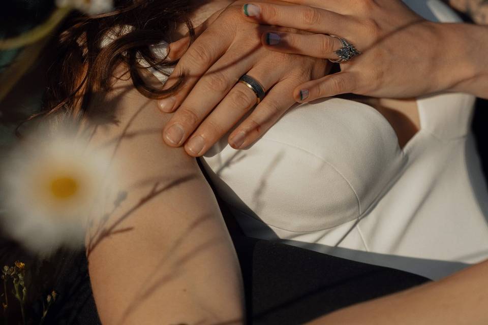 Couples sunset portraits