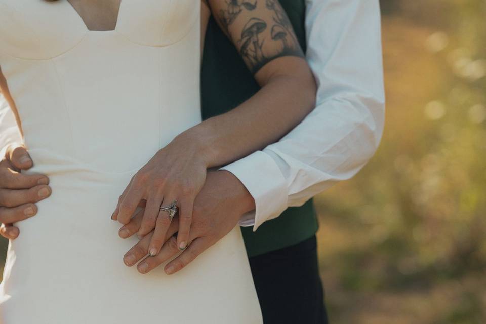 Couples sunset portraits