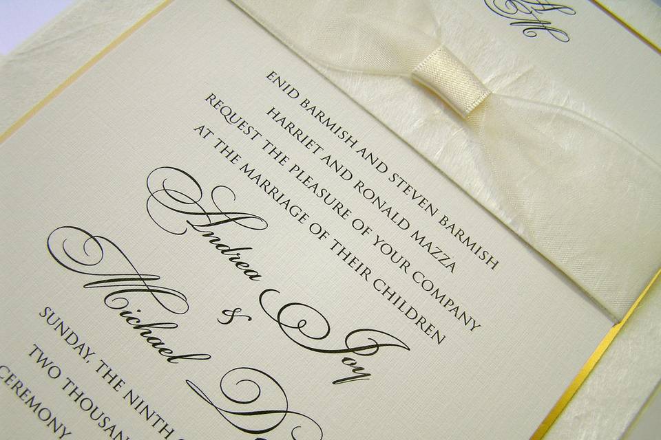 Montreal wedding invitations
