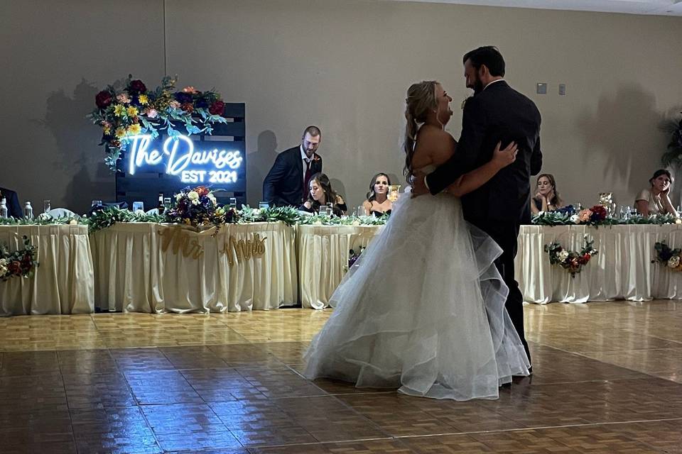 Fabulous first dance