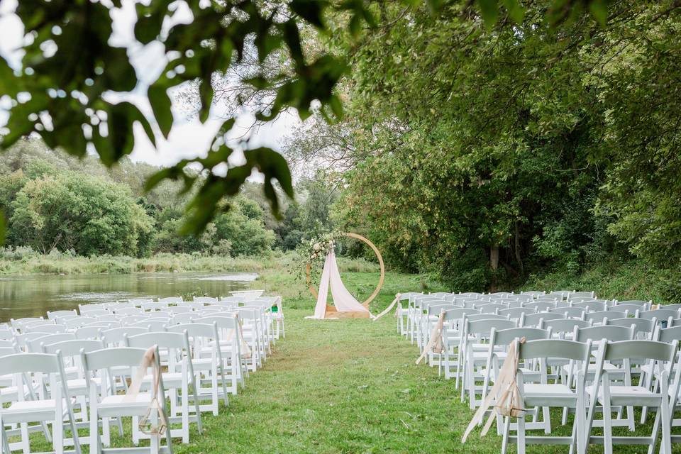 Riverside ceremony