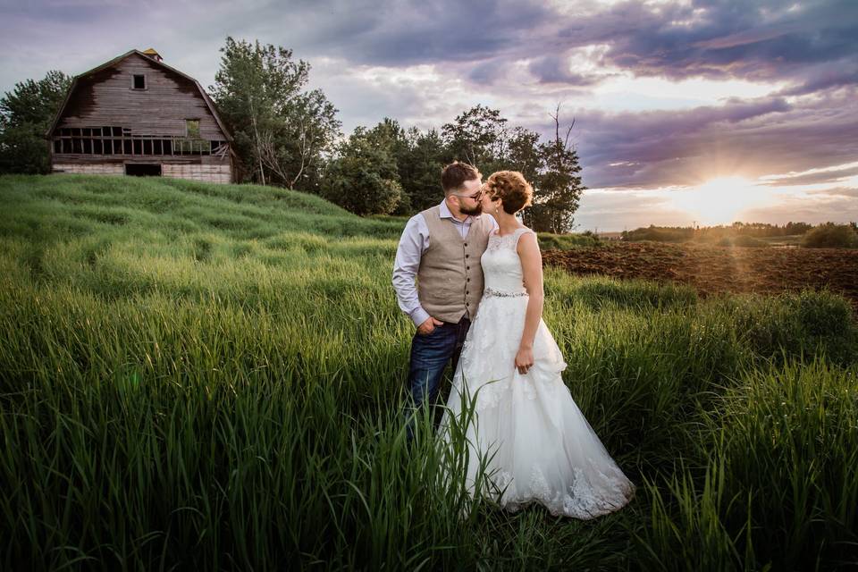 Timeless wedding photo