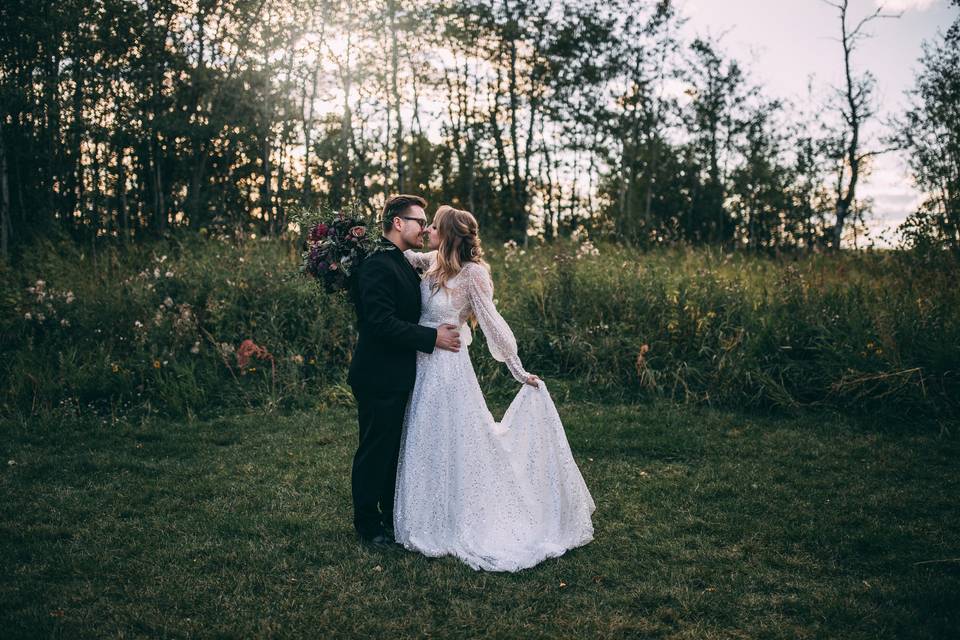 Couple in Garden