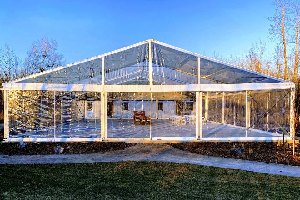 Transparent event tent