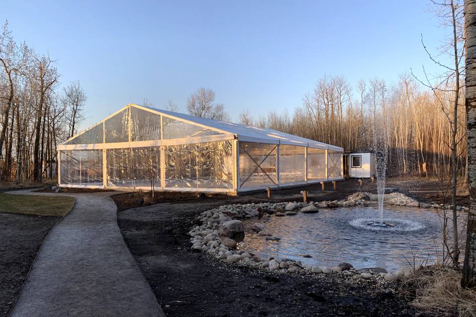 Tent and Pond