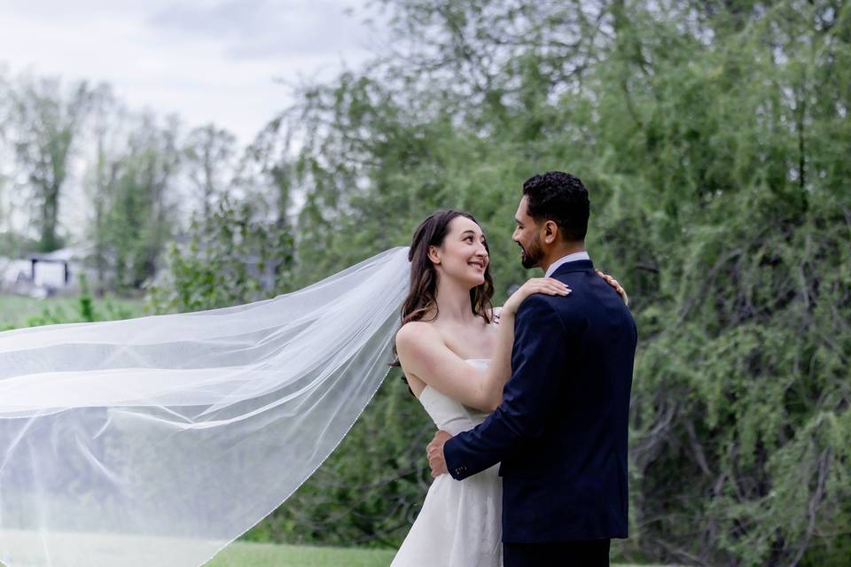 Candid wedding photography