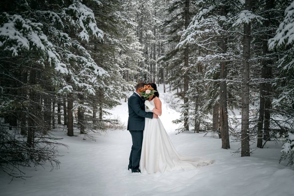 Winter Banff Elopement