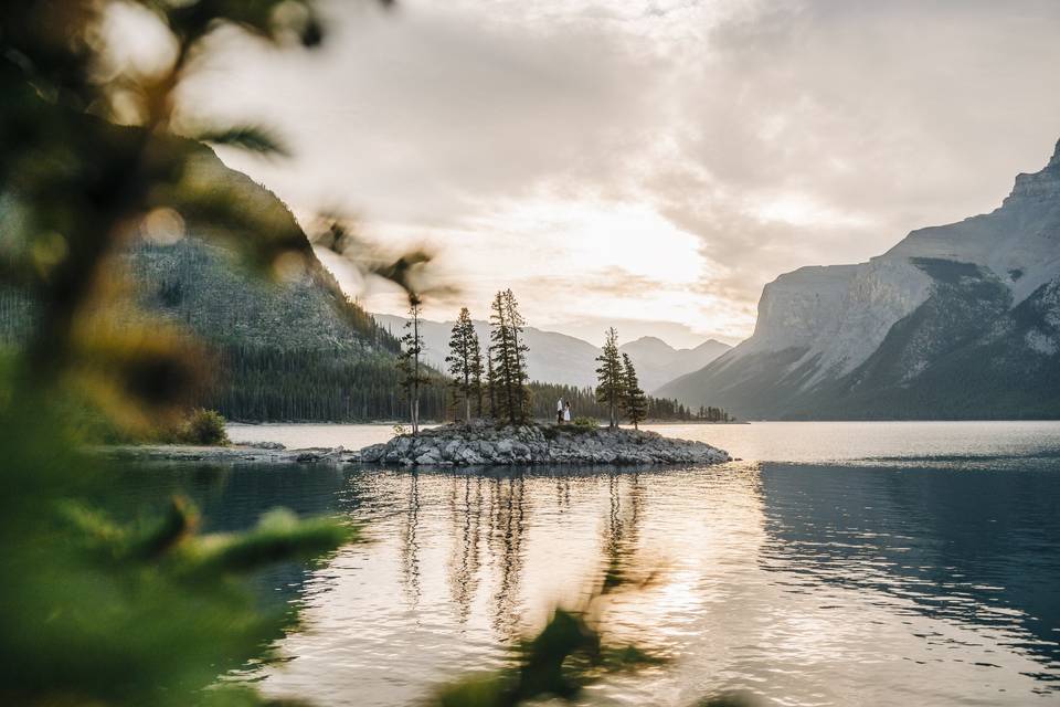 Banff Minnewanka Elopement