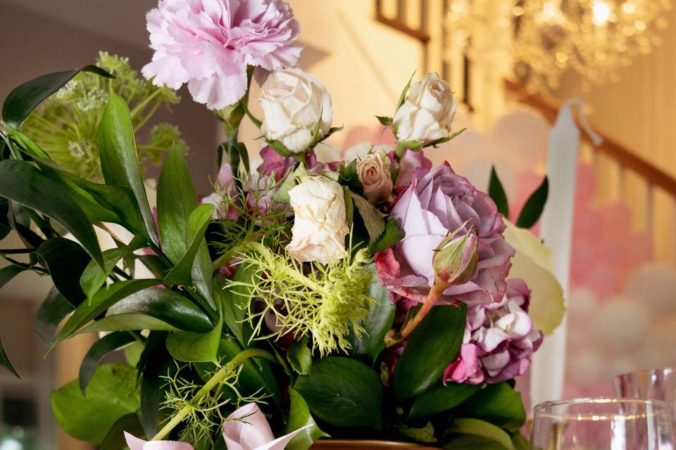 Bridal shower setting