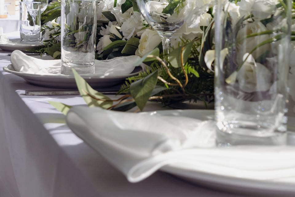 On of our DIY Centerpieces