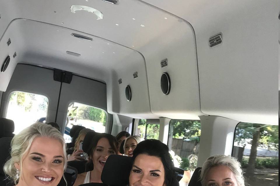 Bride on The MyGo Bus