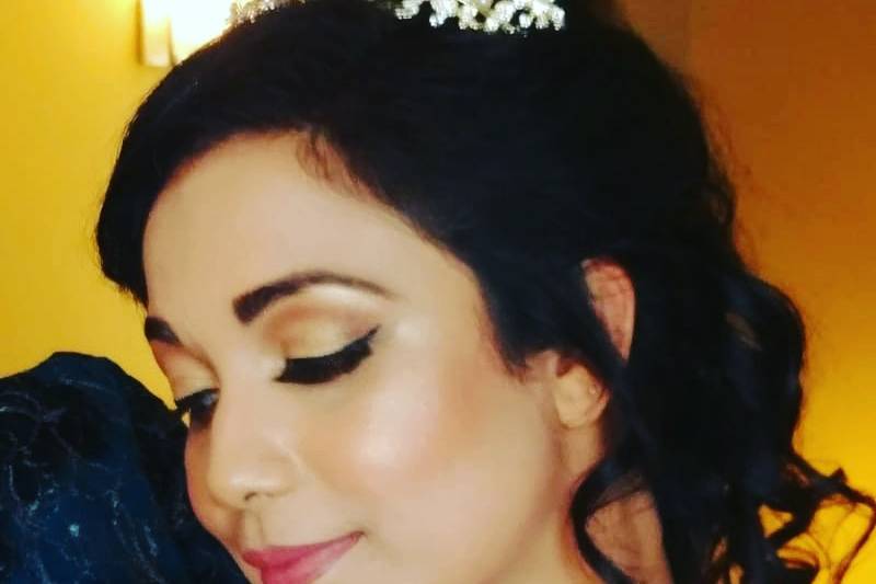 Bridal soft glam makeup