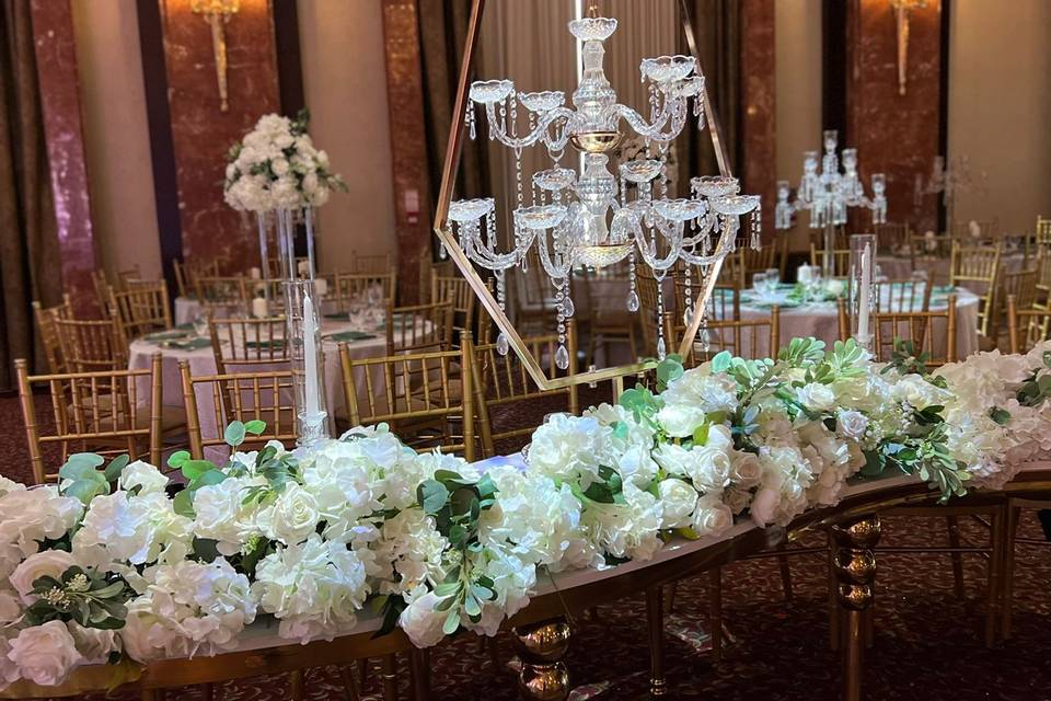 Head Table decor