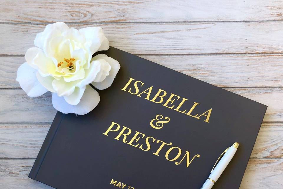 Wedding guestbook