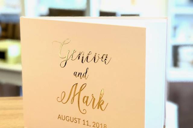 Wedding guestbook