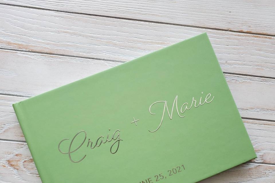 Wedding guest book