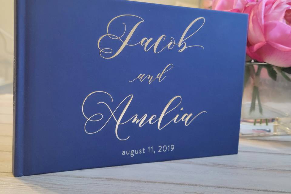 Wedding guest book