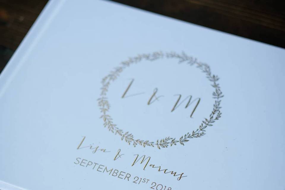 Wedding guest book