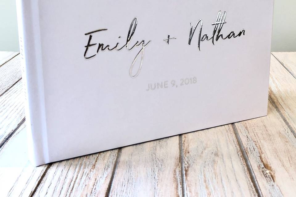June 2018 wedding guestbook