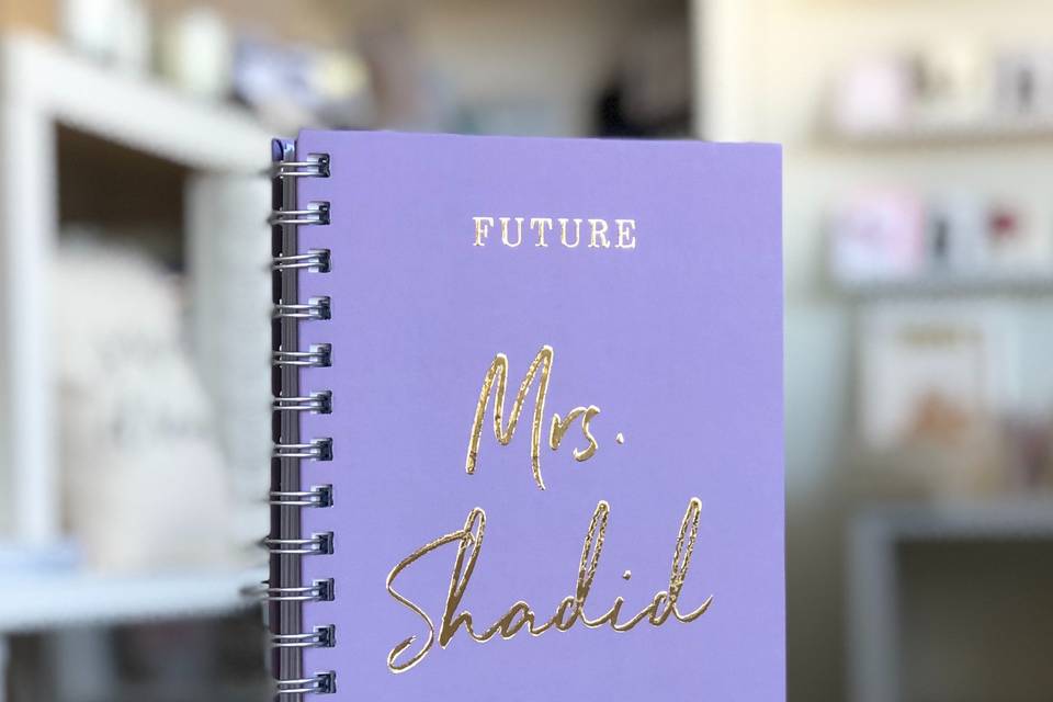 Wedding guest book