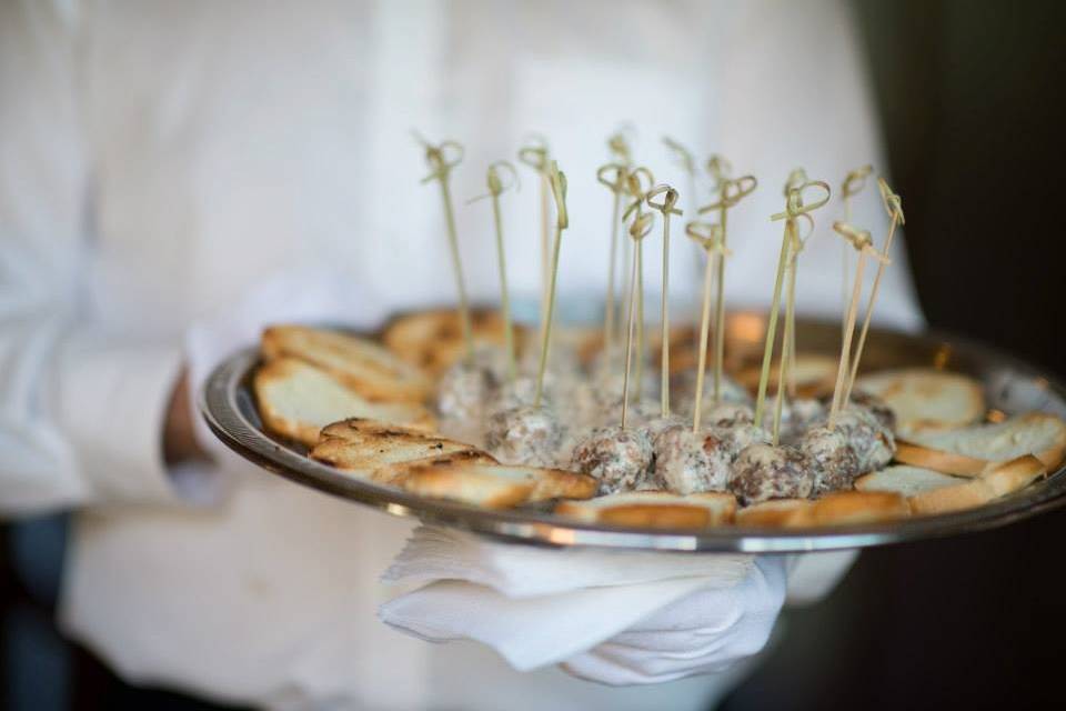 Silver Service meatballs