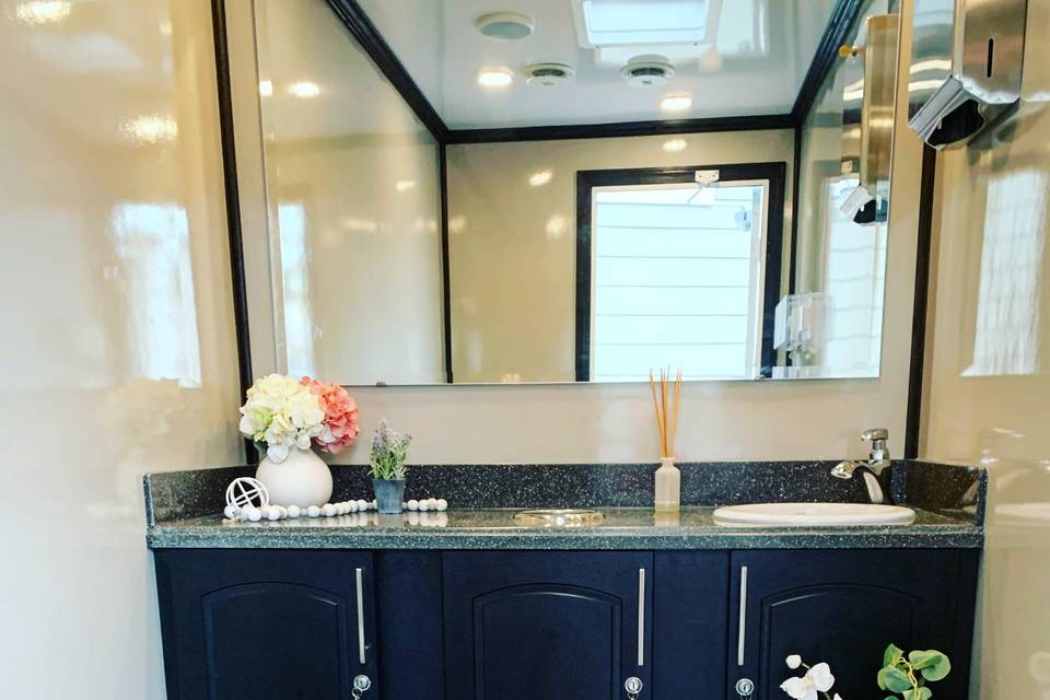 Mobile restroom interiors