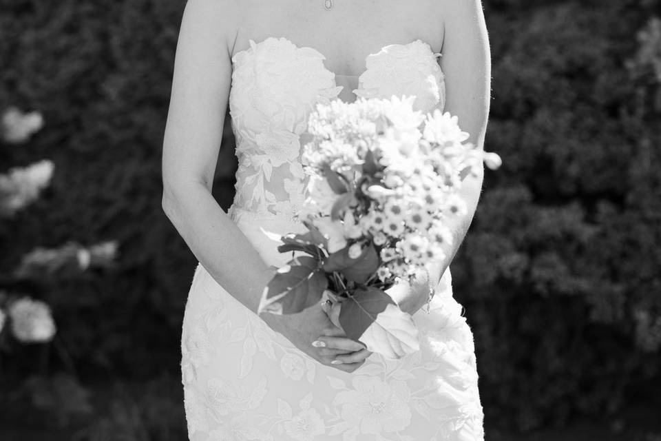 Bridal portraits BW