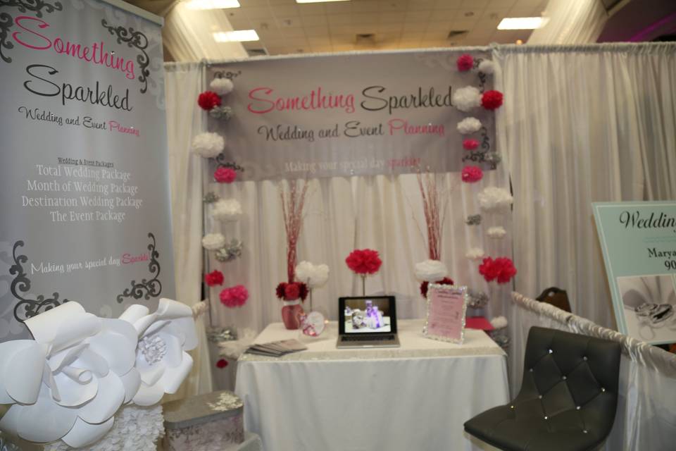 Wedding show booth