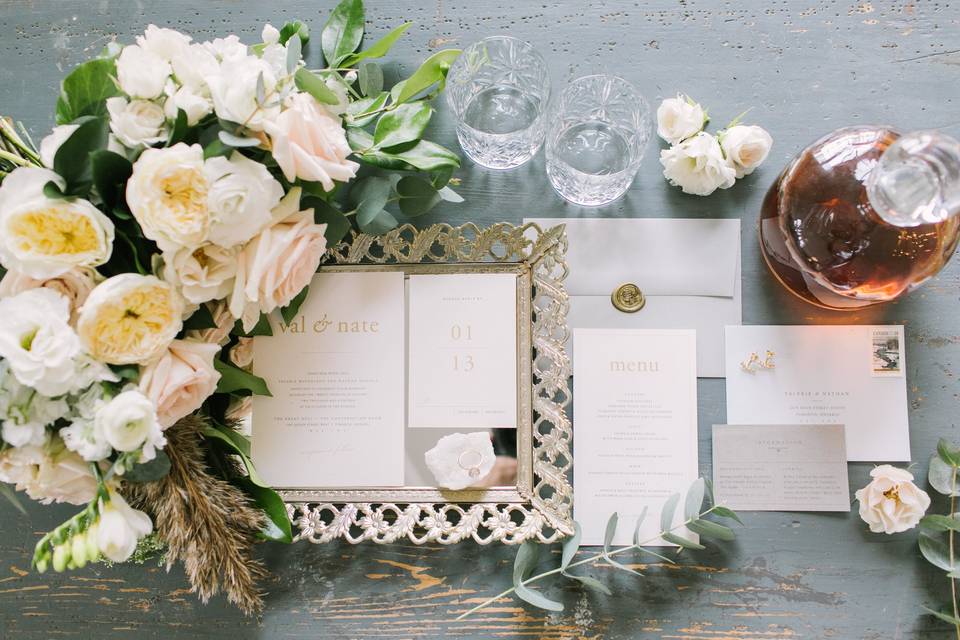 Contemporary French Wedding