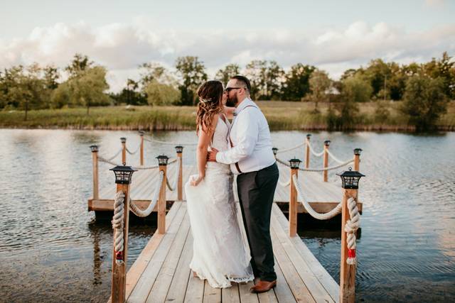 Backyard Sunset Wedding
