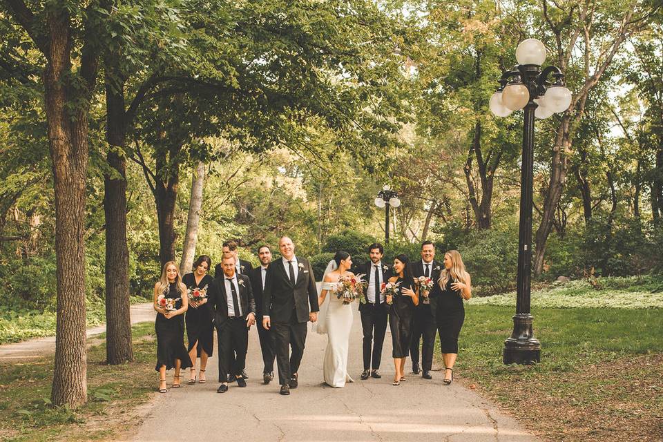 Backyard Winnipeg Wedding