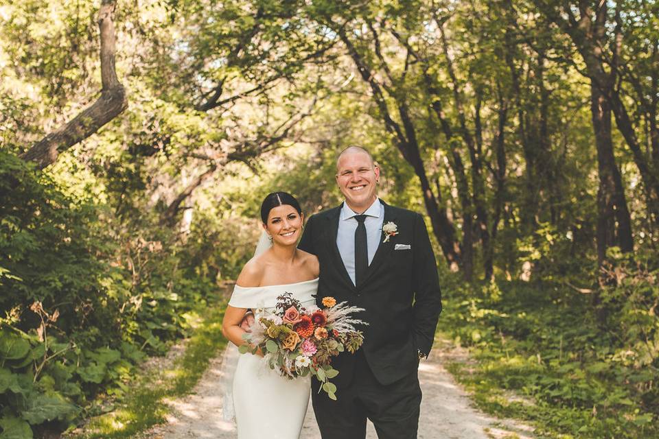 Backyard Winnipeg Wedding