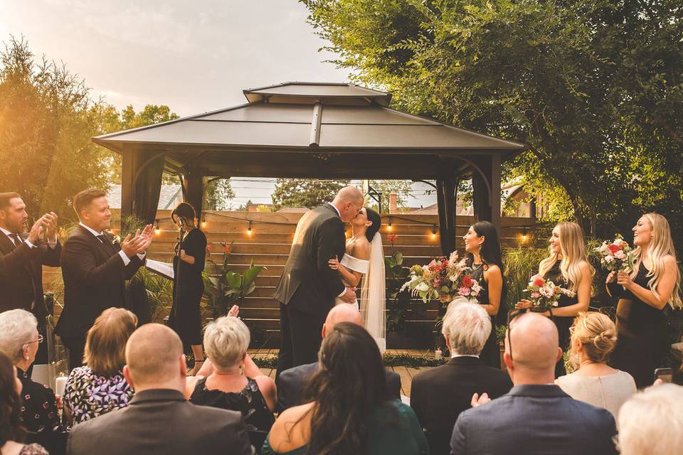 Backyard Winnipeg Wedding