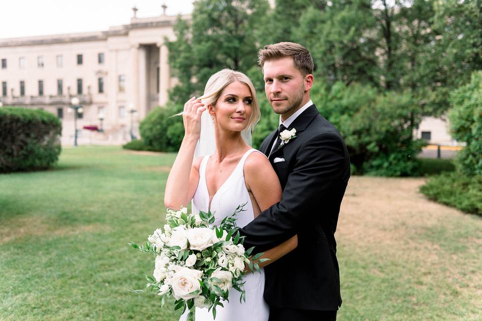 Backyard Winnipeg Wedding