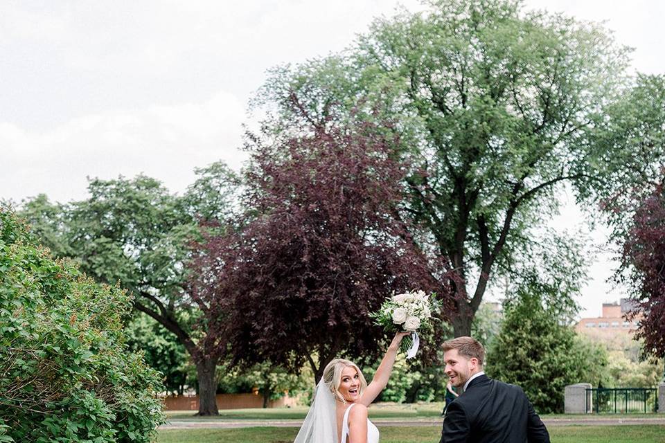 Backyard Winnipeg Wedding