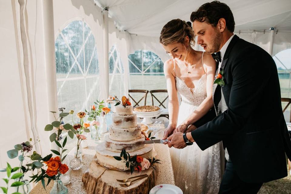 Country Tent Wedding