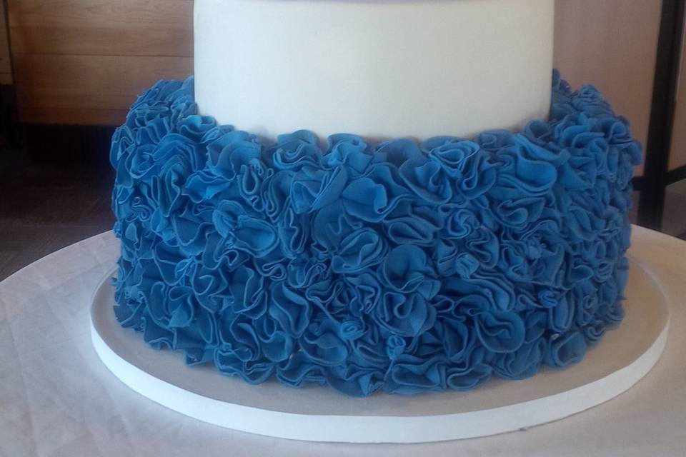 Fondant ruffles