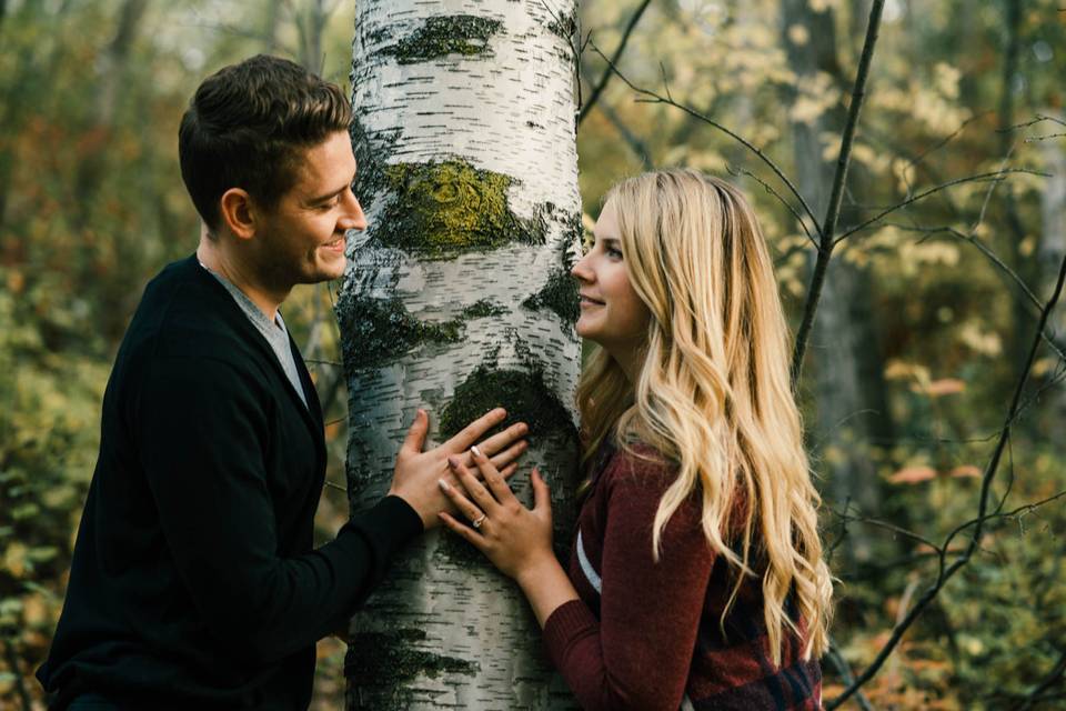 Engagement portrait