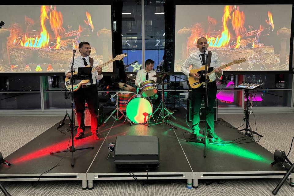 Band performance Downtown