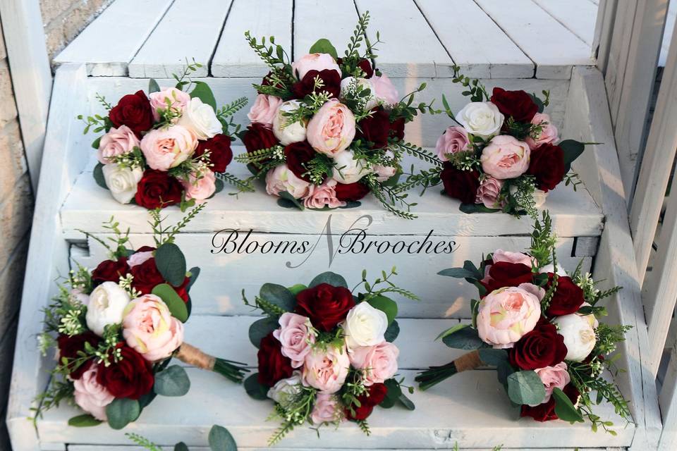 Bridesmaids Bouquets silk