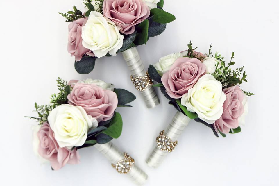 Dusty Rose gold bouquet