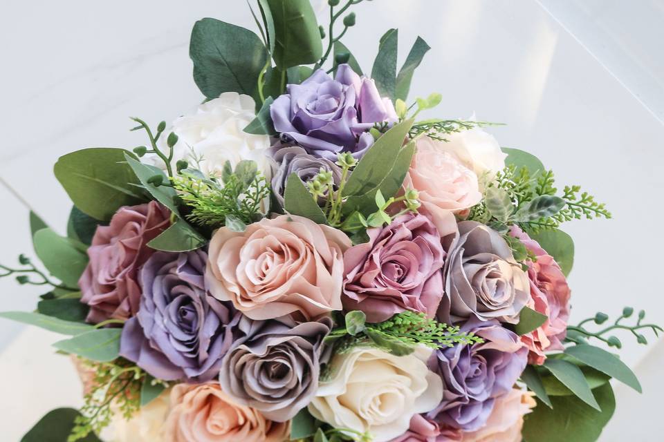 Artificial bridal bouquet