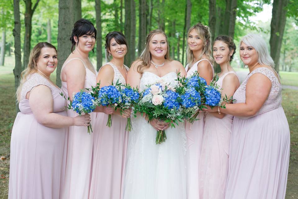 Bridal party in Chatham